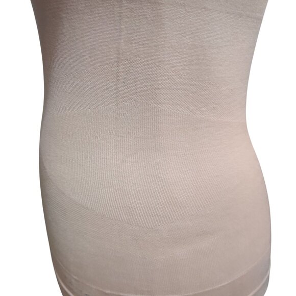 Tahari L Womens Tank Top Nude Beige Seamless Shaping Layering Basic Lightweight - Picture 7 of 12